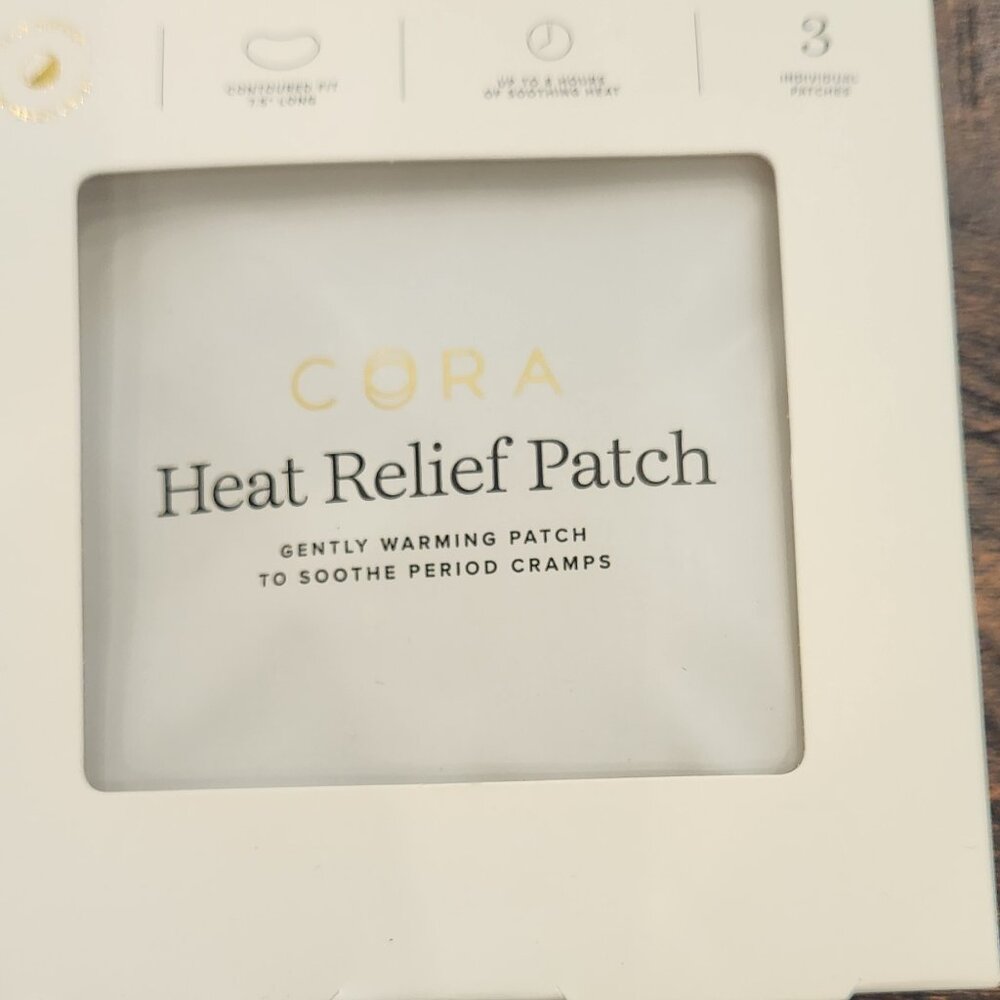 Cora Heat Relief Patches - New in box